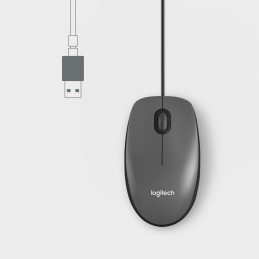 Logitech M100 mouse Ambidestro USB tipo A Ottico 1000 DPI