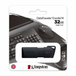 Kingston Technology DataTraveler Exodia M unità flash USB 32 GB USB tipo A 3.2 Gen 1 (3.1 Gen 1) Nero