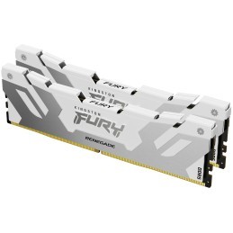 Kingston Technology FURY 32GB 8000MT s DDR5 CL38 DIMM (Kit da 2) Renegade White XMP