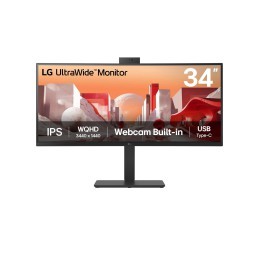 LG 34BA85QE-B Monitor PC 86,4 cm (34") 3440 x 1440 Pixel Wide Quad HD LCD Nero